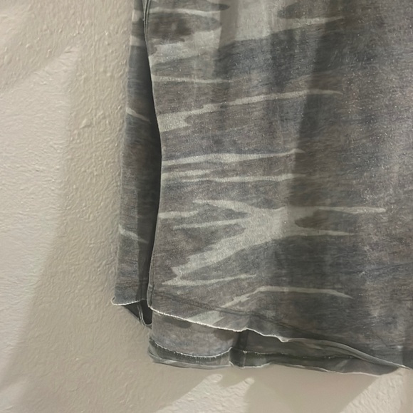 Free People Distressed Camo T-Shirt - Picture 5 of 6